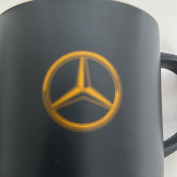 Mercedes Benz Logo Gray Yellow Coffee Tea Mug - Picture 7 of 7
